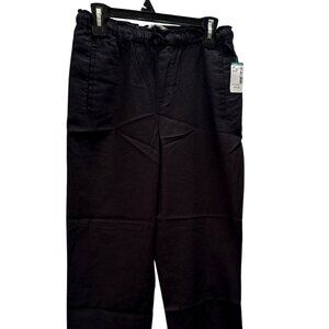 Vision - Tie-cord waist linen pant Fit: Straight leg, high rise - XSmall - NWT